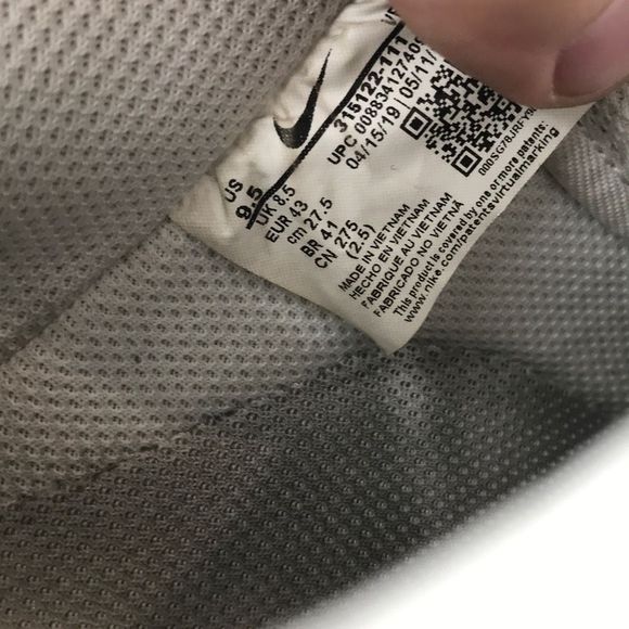 Nike Air Force 1 Low ‘07 Triple White Leather Shoes 315122-111 Men’s Size 9.5 - Picture 11 of 12